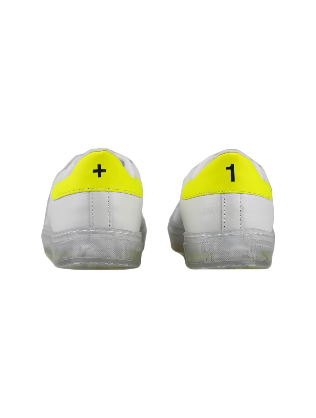 Kiton White Yellow Leather Sneakers Special Edition