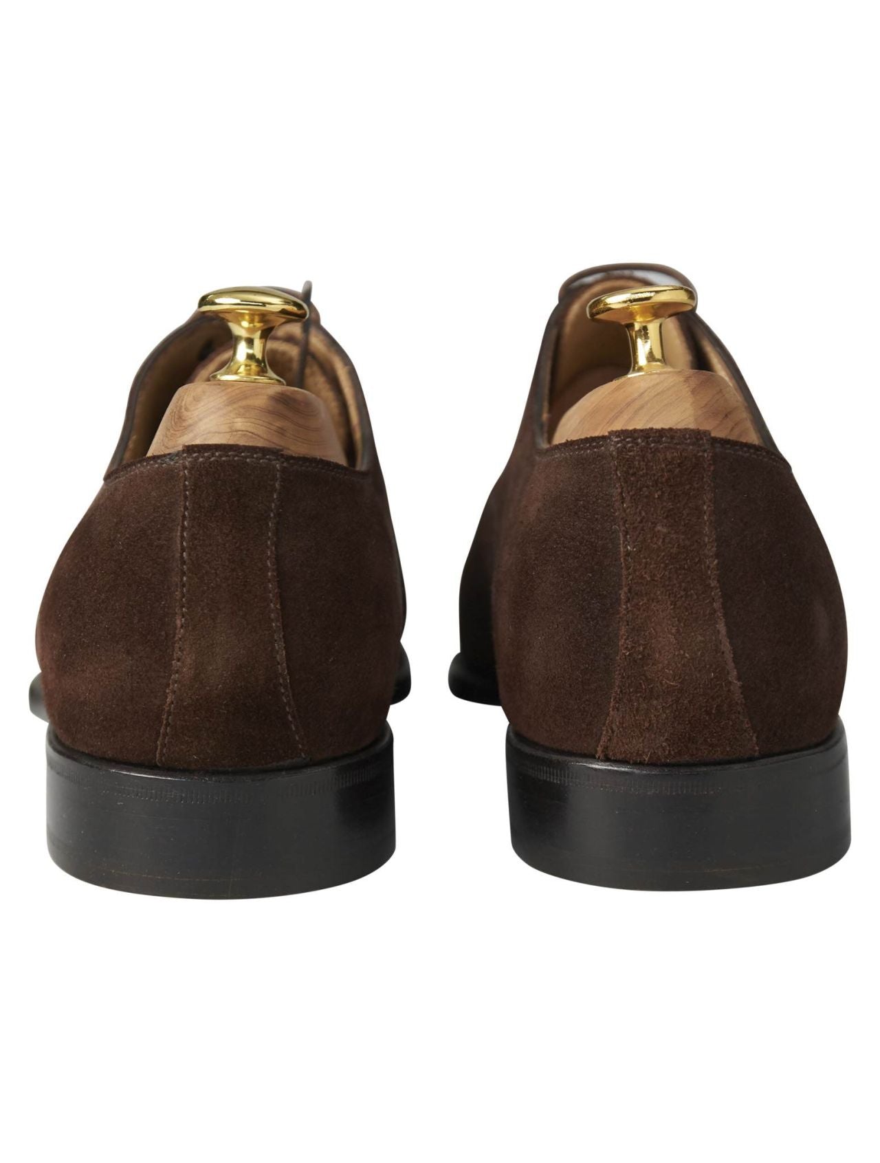 Kiton Brown Leather Suede Dress Shoes