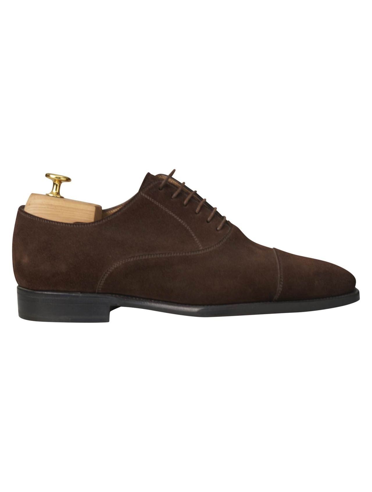 Kiton Brown Leather Suede Dress Shoes