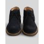 Kiton Blue Leather Suede Boots