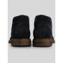 Kiton Blue Leather Suede Boots