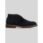Kiton Blue Leather Suede Boots