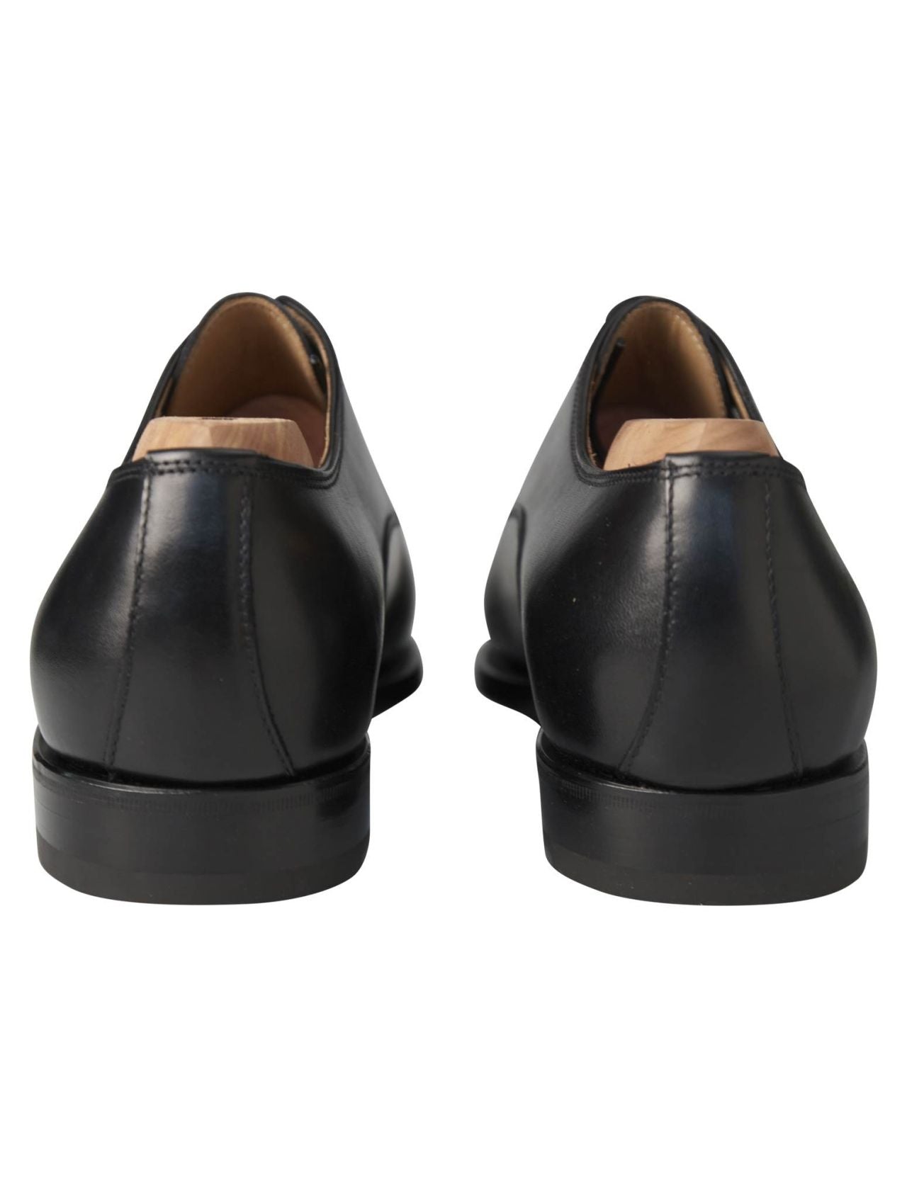 Kiton Black Leather Dress Shoes
