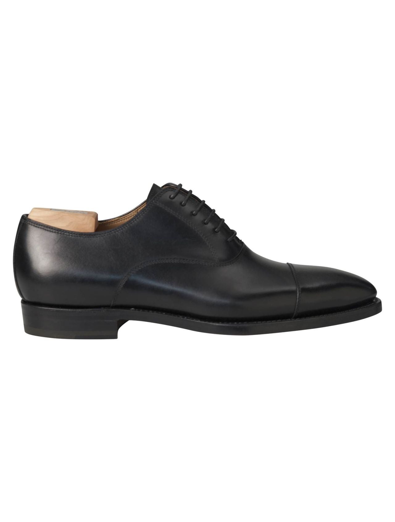 Kiton Black Leather Dress Shoes