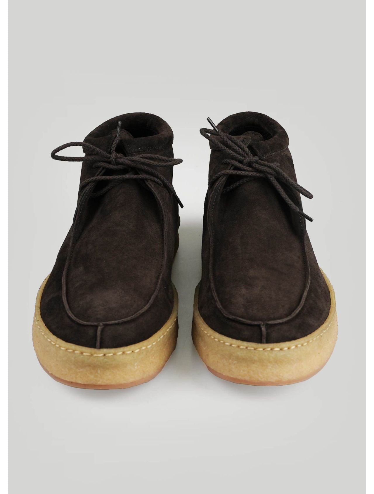 Kiton Brown Leather Suede Boots