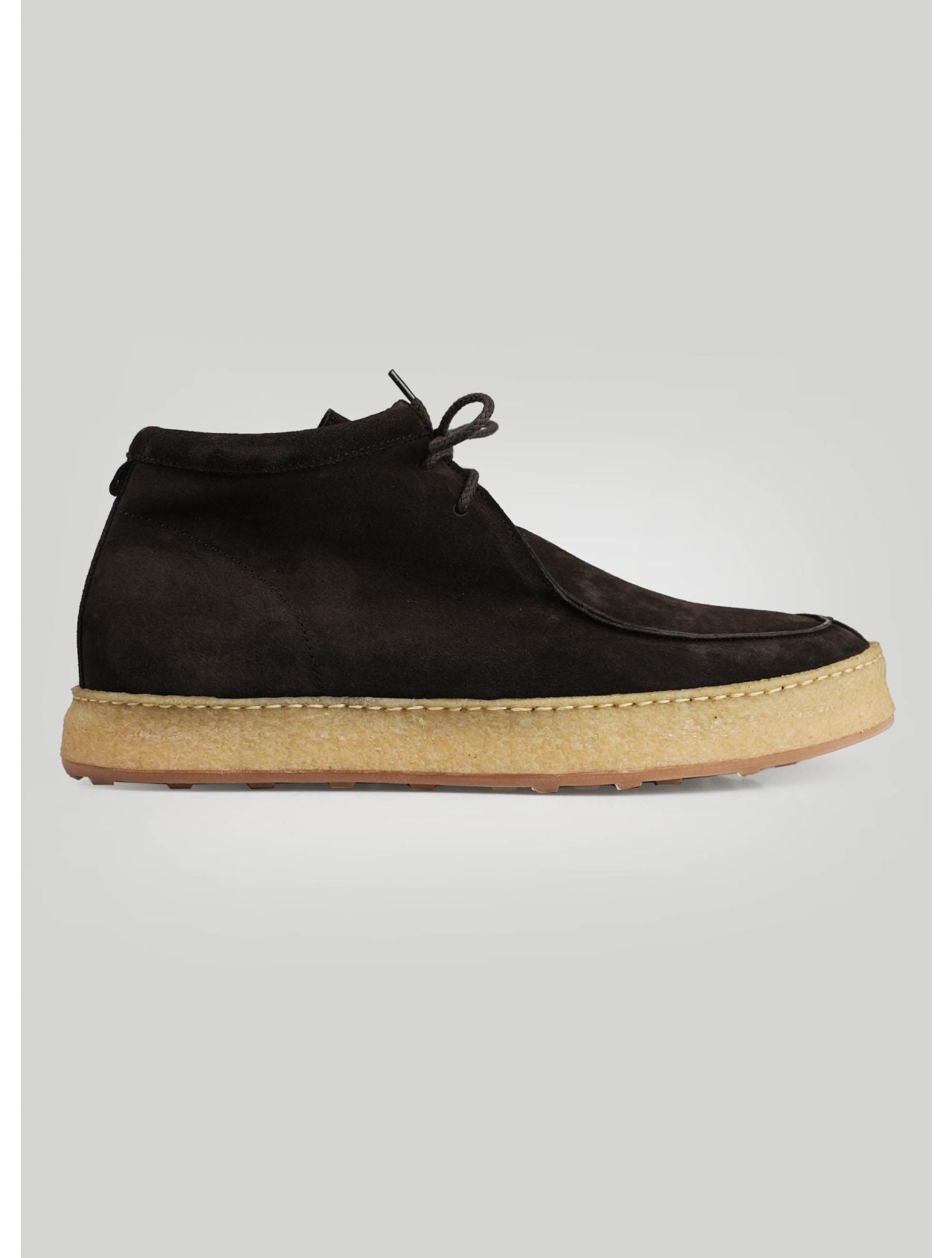 Kiton Brown Leather Suede Boots