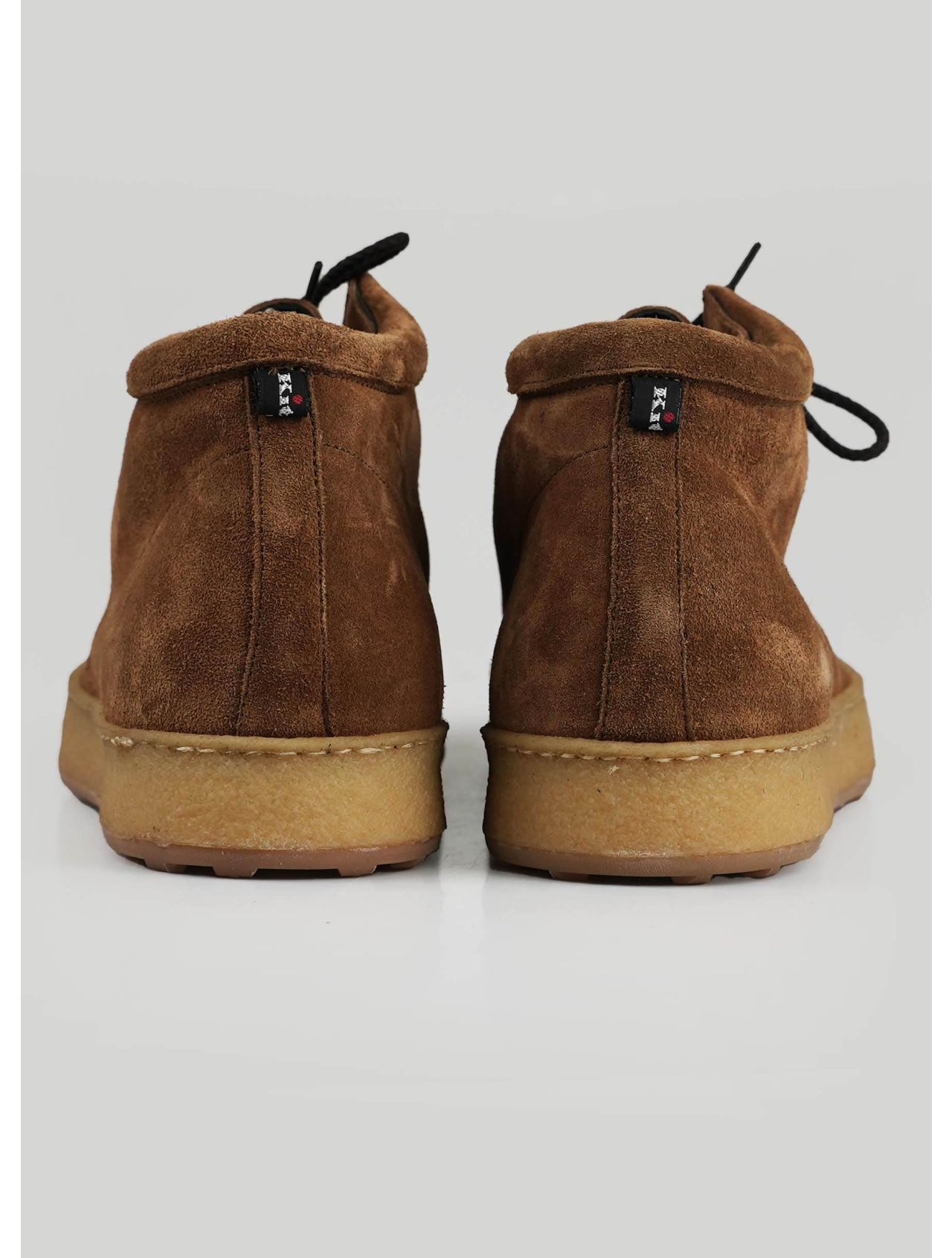 Kiton Light Brown Leather Suede Boots
