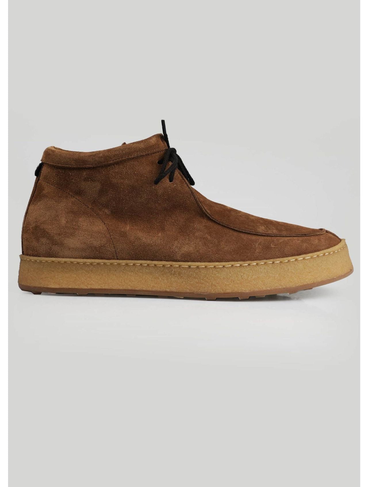 Kiton Light Brown Leather Suede Boots