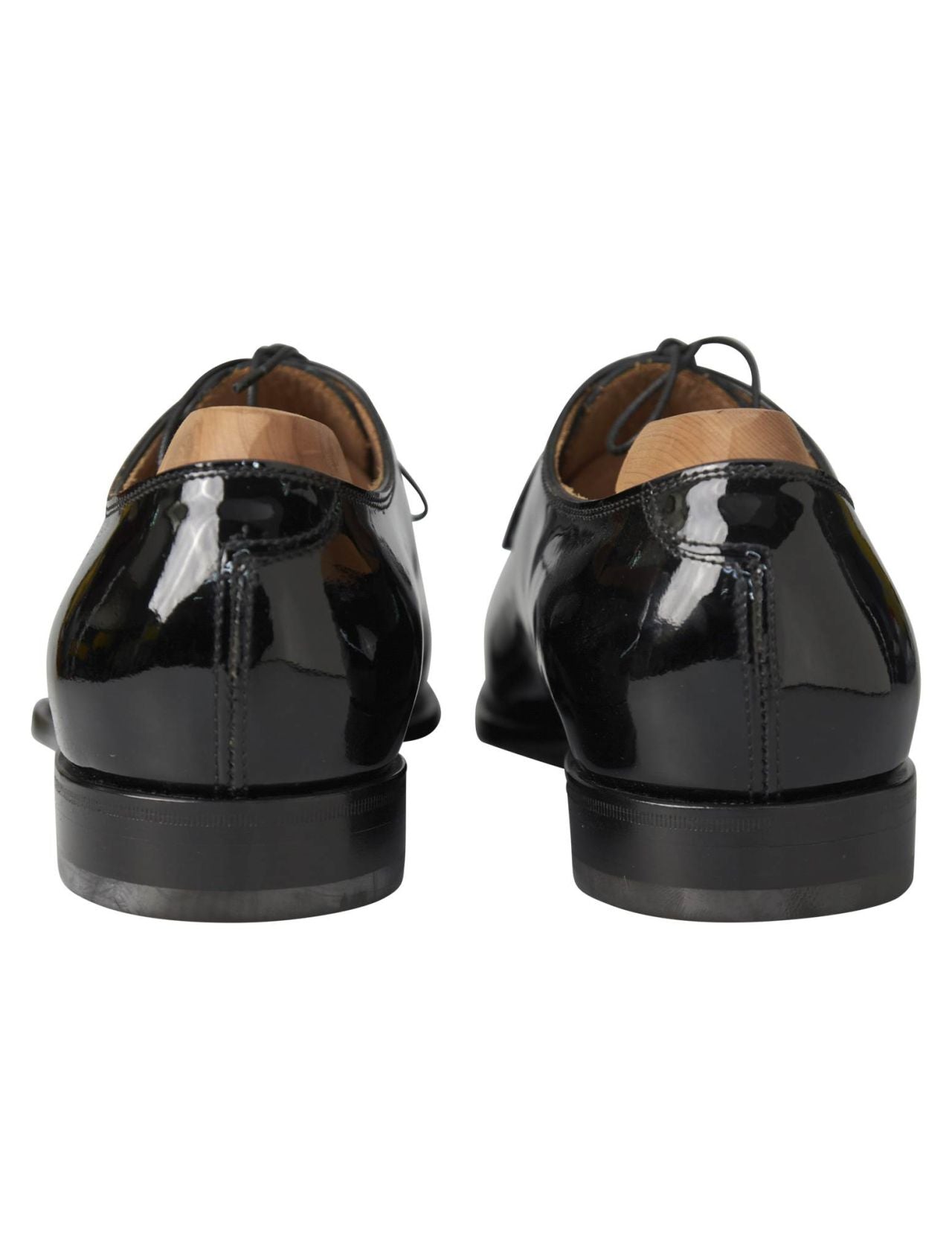Kiton Black Leather Dress Shoes