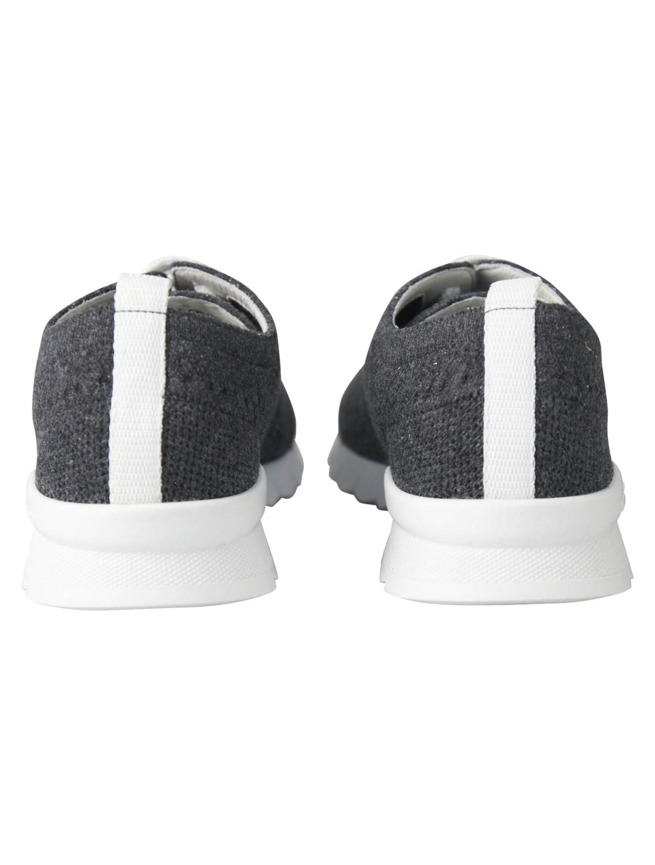 Kiton Gray Cashmere Sneakers