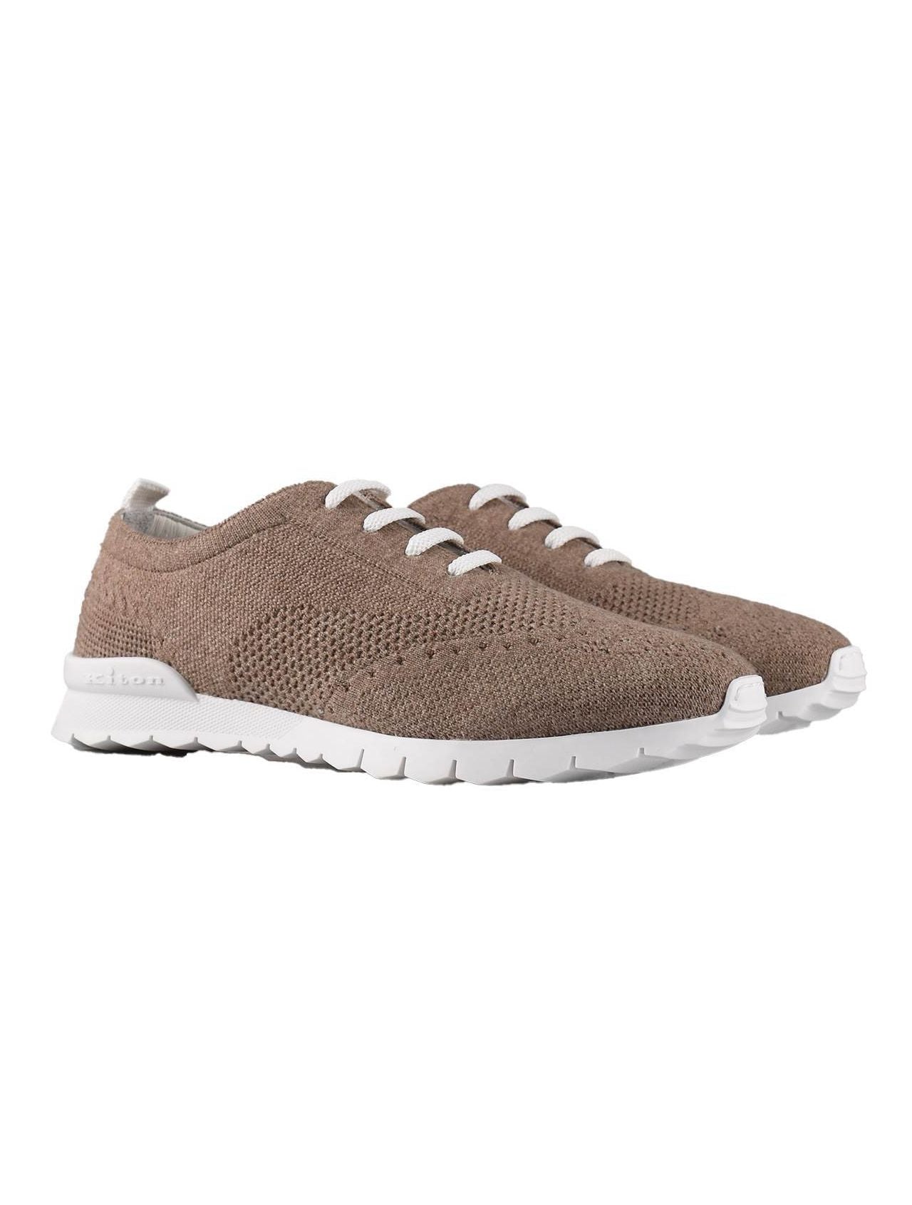 Kiton Beige Cashmere Shoes