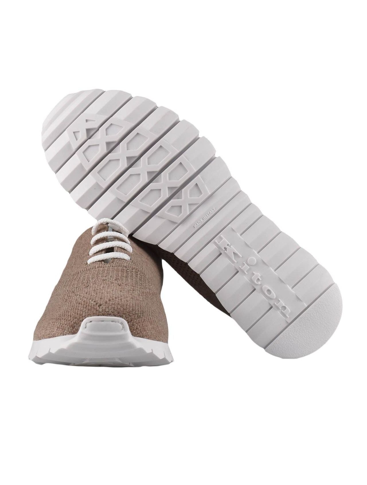 Kiton Beige Cashmere Shoes