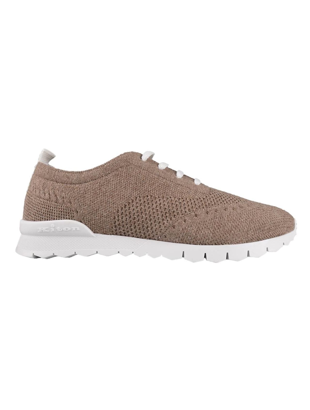 Kiton Beige Cashmere Shoes