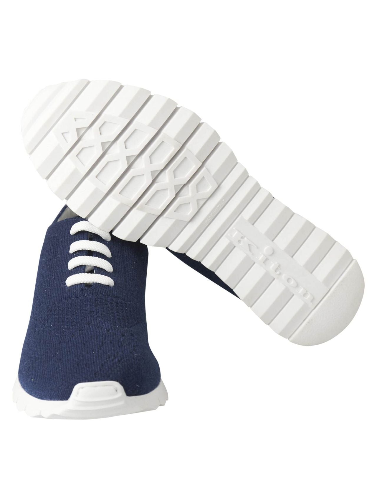 Kiton Blue Cashmere Sneaker