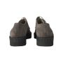 Kiton Gray Leather Suede Sneaker