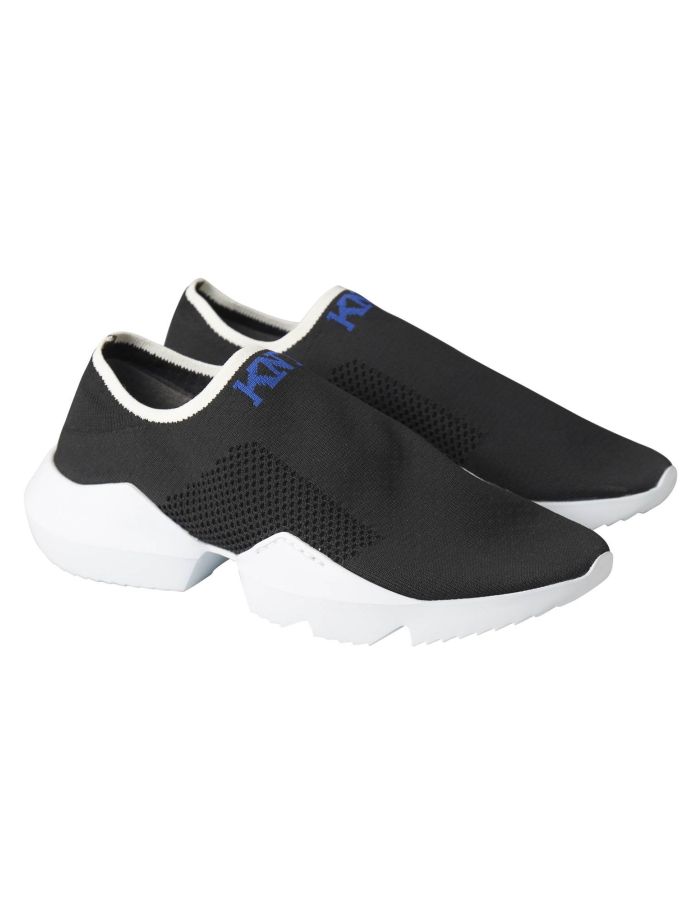 KNT Kiton Kiton KNT Black Cotton Pl Sneaker