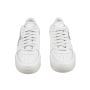 KNT Kiton White Gray Leather Sneakers