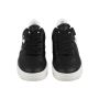 KNT Kiton Black White Leather Sneakers