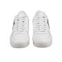 KNT Kiton White Green Leather Sneakers