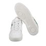 KNT Kiton White Green Leather Sneakers