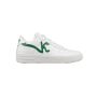 KNT Kiton White Green Leather Sneakers