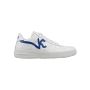 KNT Kiton White Blue Leather Sneakers