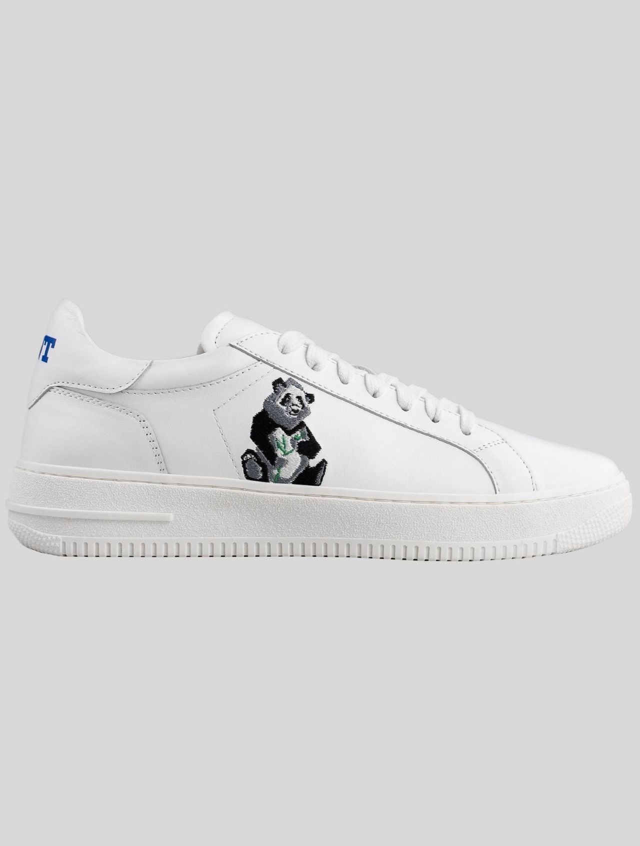 KNT Kiton White Leather Sneakers Special Edition