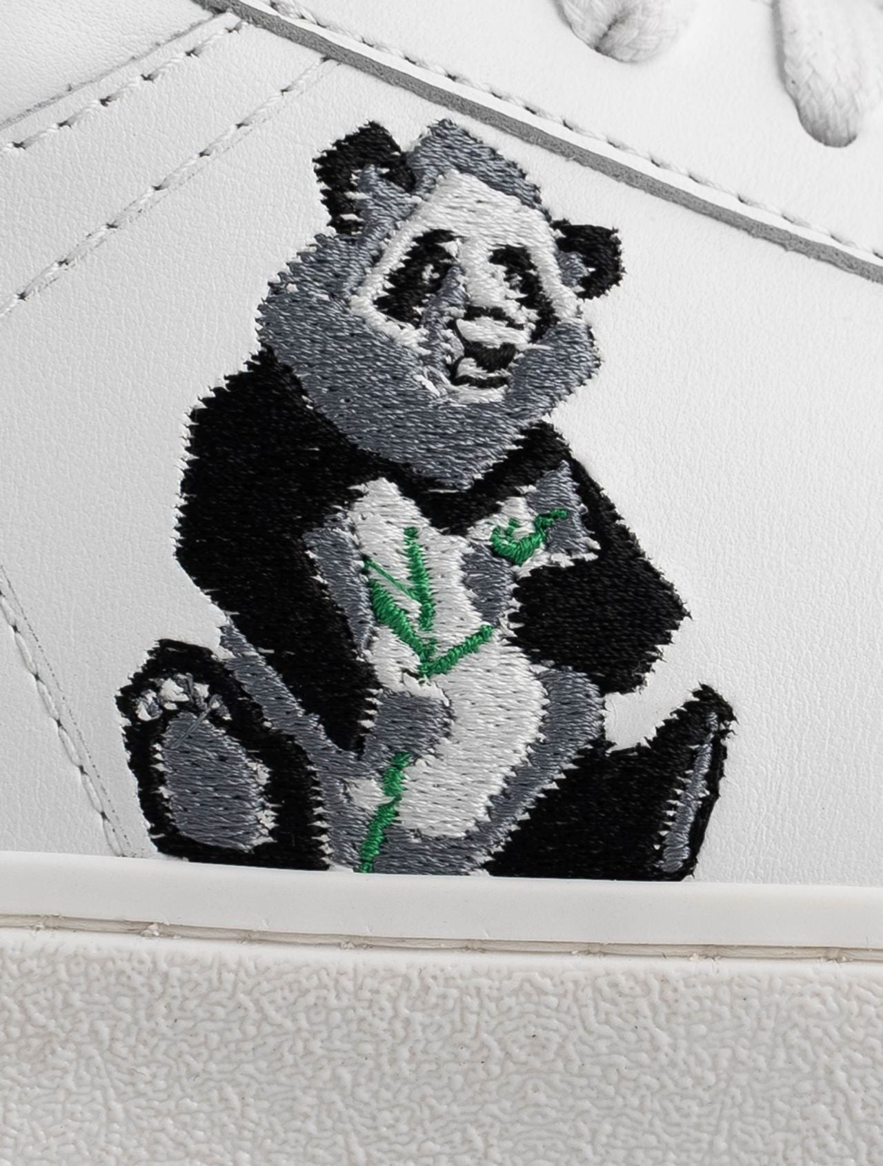 KNT Kiton White Leather Sneakers Special Edition