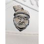 KNT Kiton White Leather Sneakers Special Edition