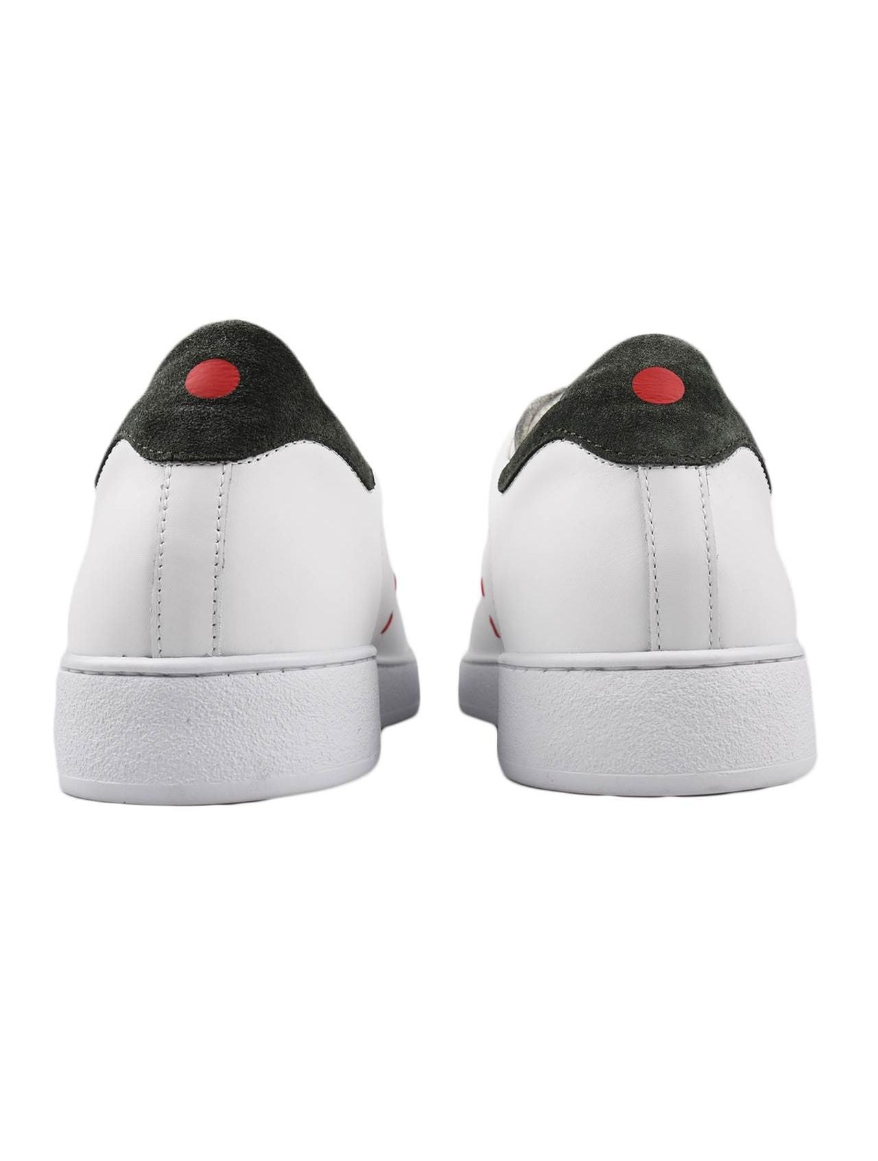 Kiton White Leather Sneakers