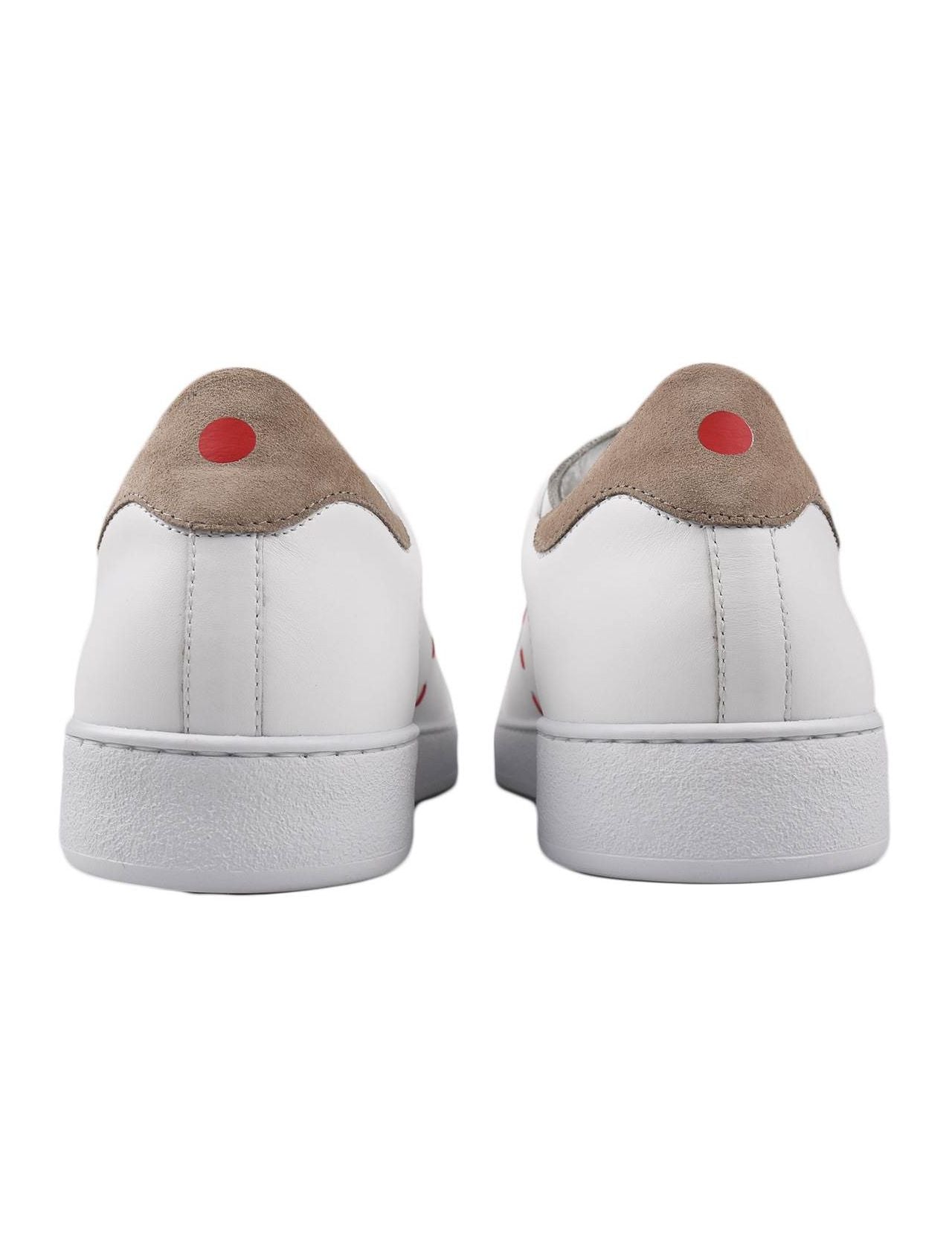 Kiton White Leather Sneakers