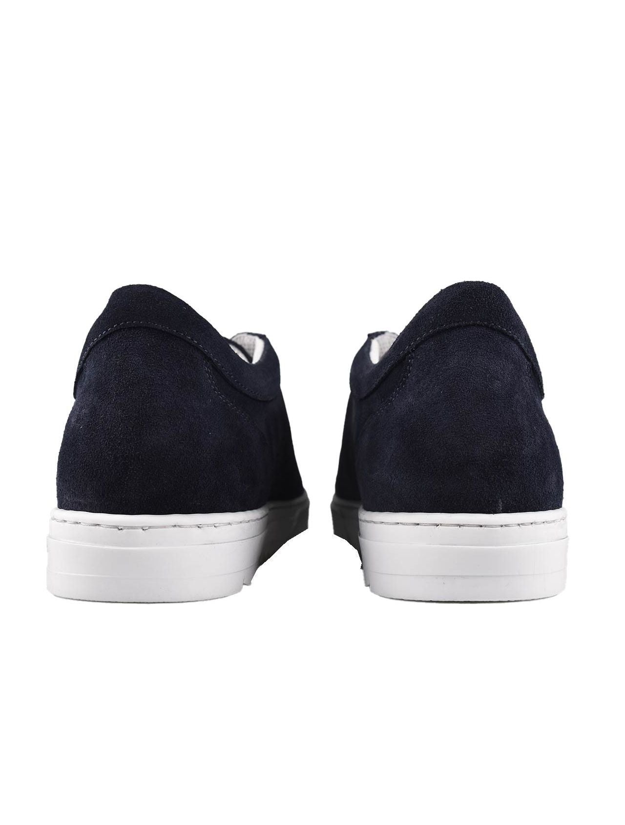 Kiton Blue Leather Calf Shoes