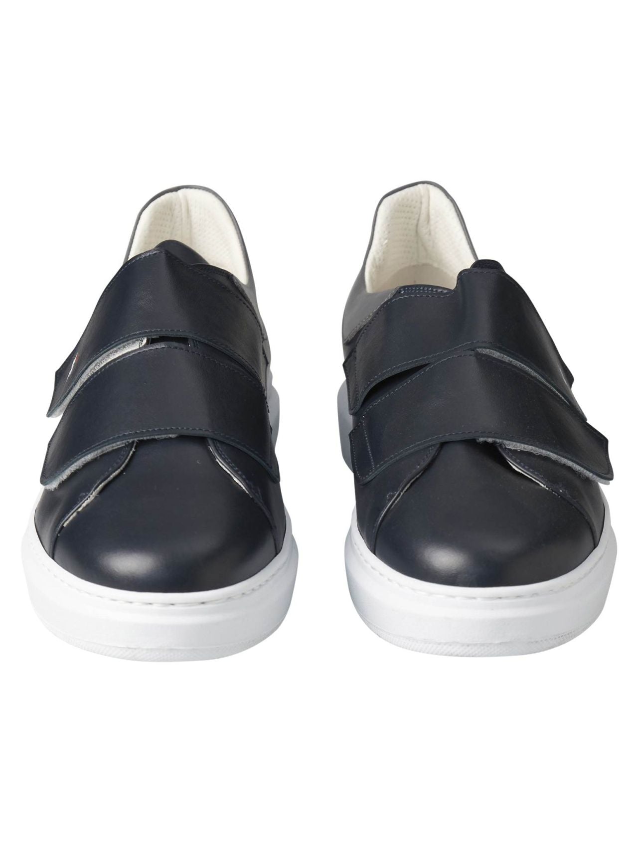Kiton Blue Leather Sneaker