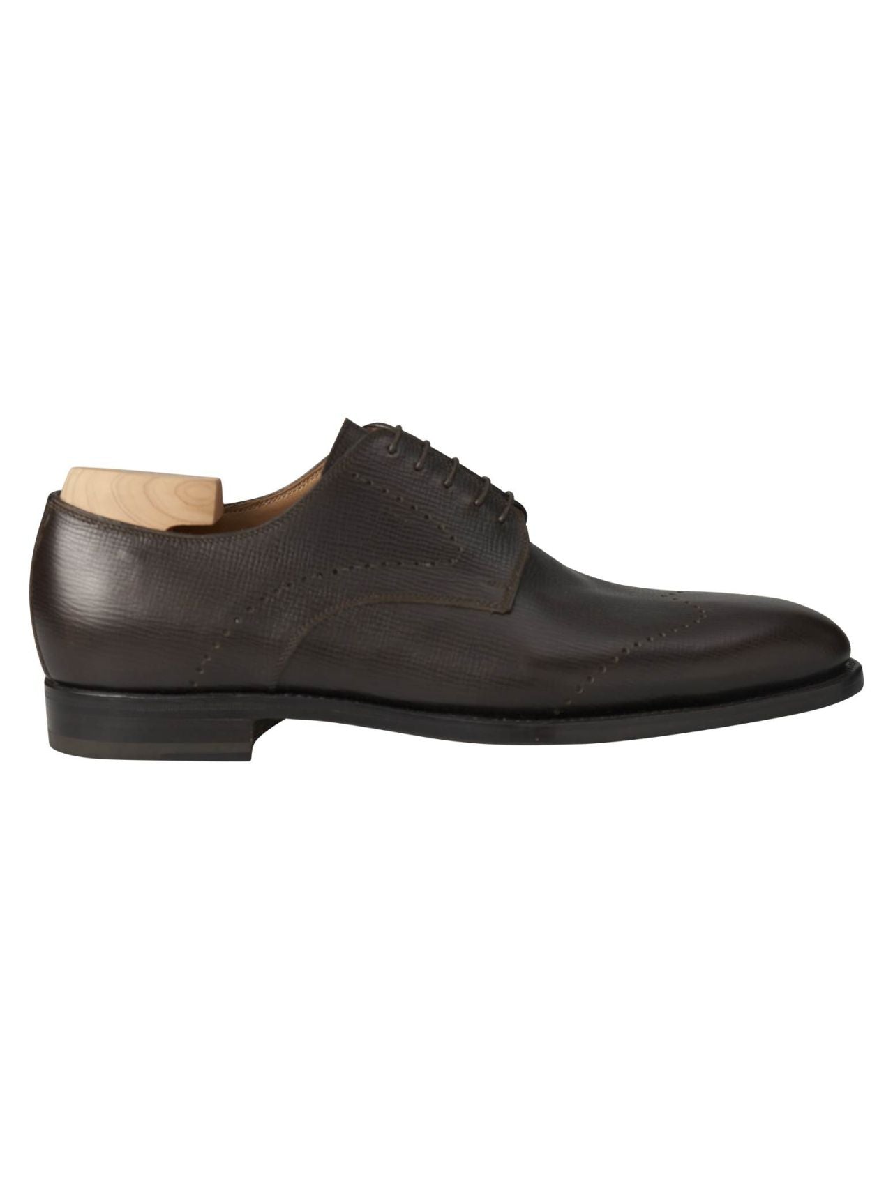Kiton Brown Leather Dress Shoes