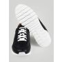 Kiton Dark Blue Leather Fur Sheepskin Sneakers