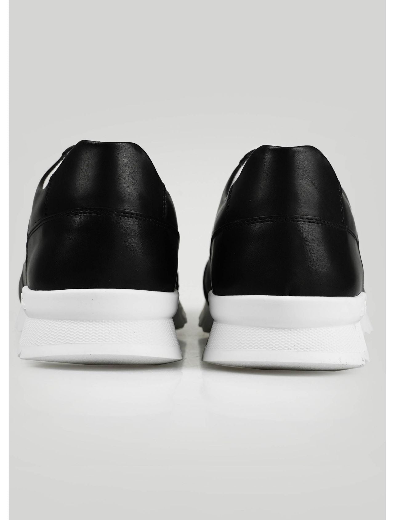 Kiton Black Leather Sneakers
