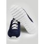 Kiton Blue Leather Suede Sneakers