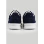 Kiton Blue Leather Suede Sneakers