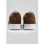 Kiton Brown Leather Suede Sneakers