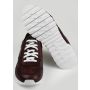 Kiton Burgundy Leather Fur Sheepskin Sneakers