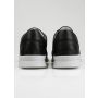 Kiton Dark Gray Leather Sneakers