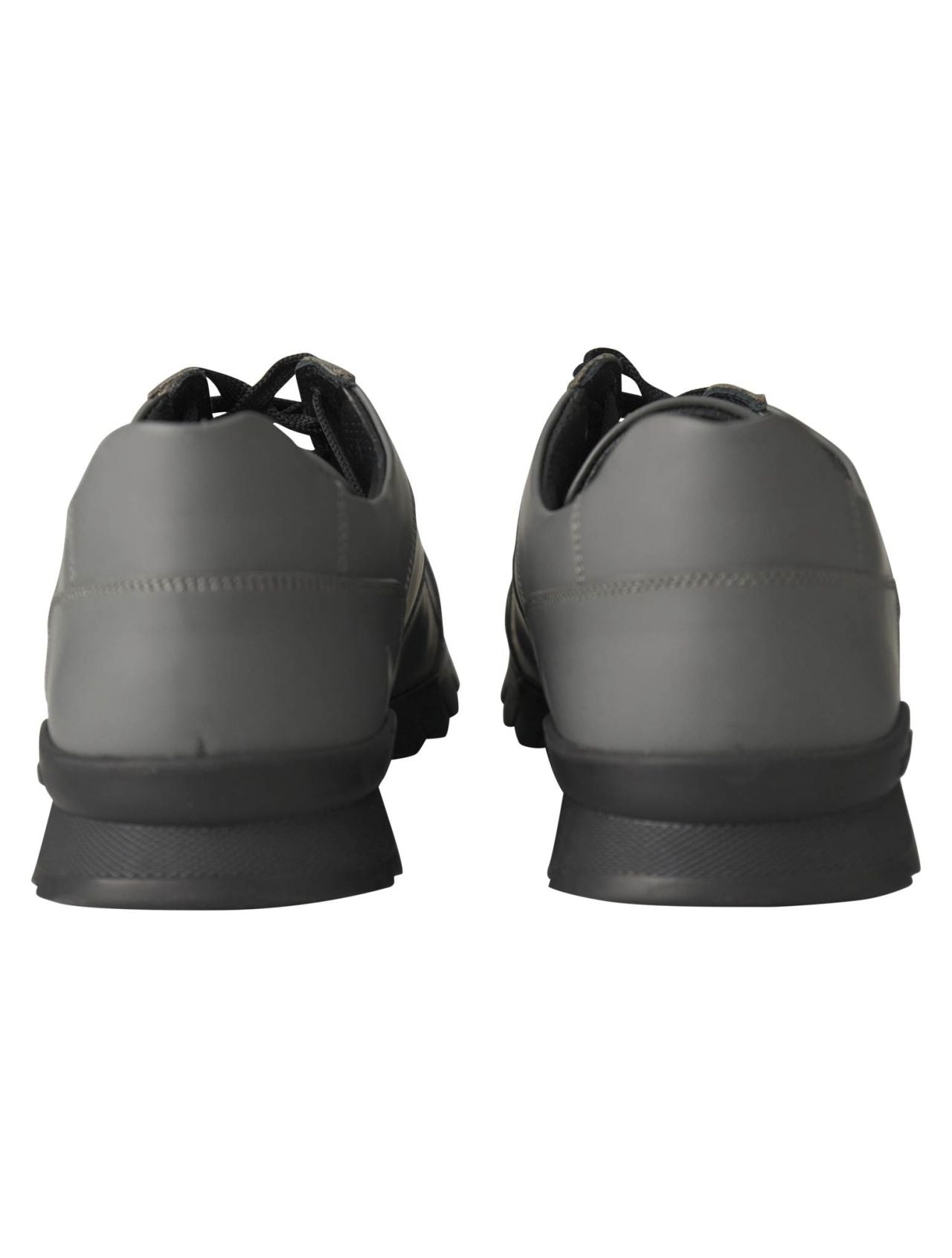 Kiton Gray Leather Shoes