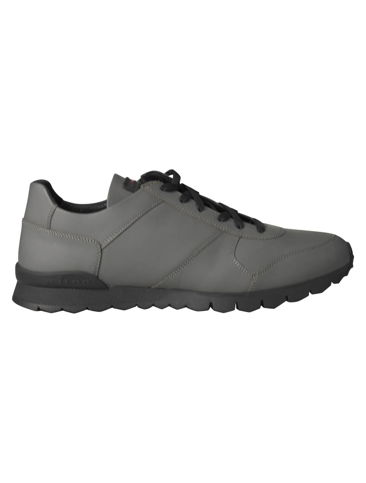 Kiton Gray Leather Shoes