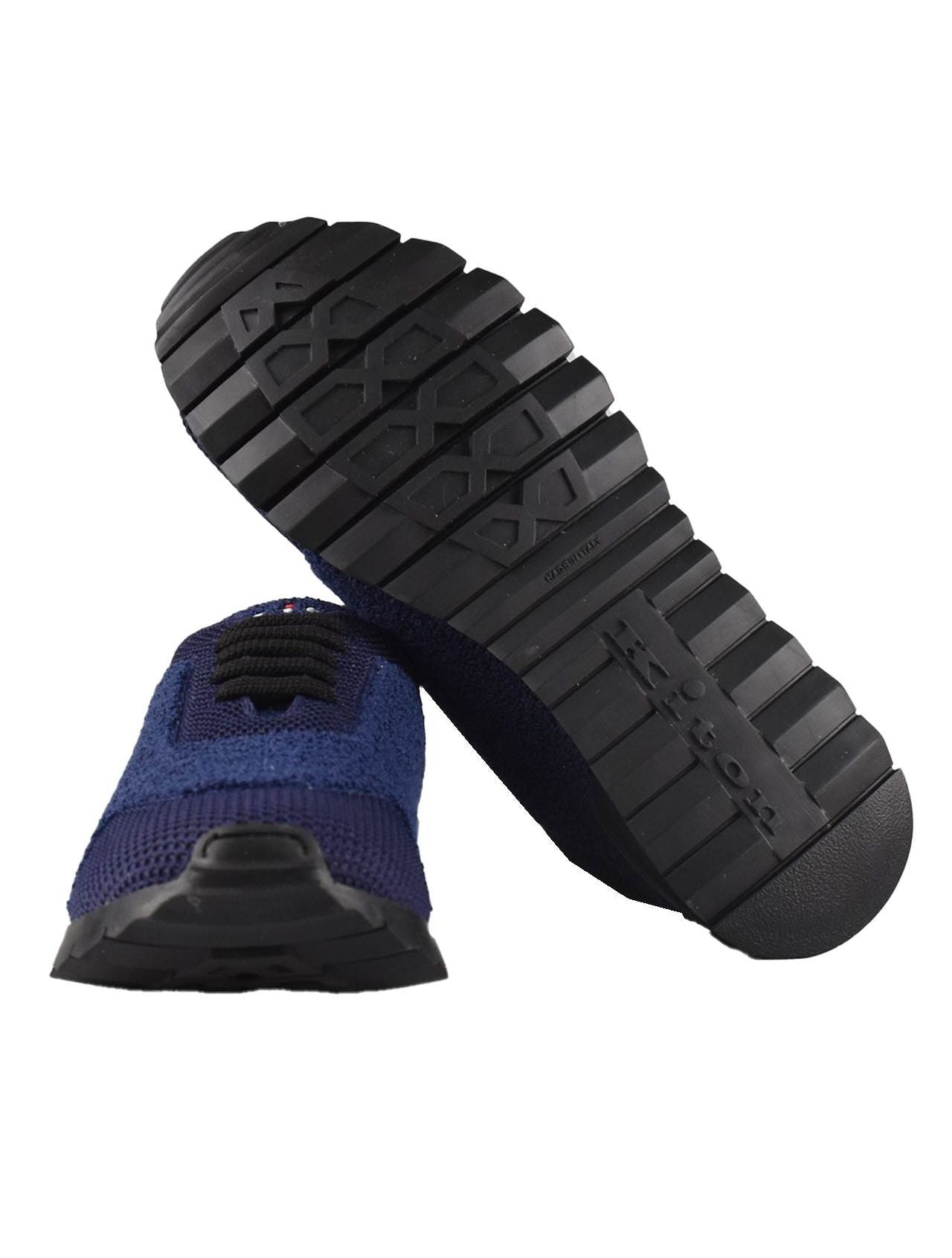 Kiton Blue Wool Shoes