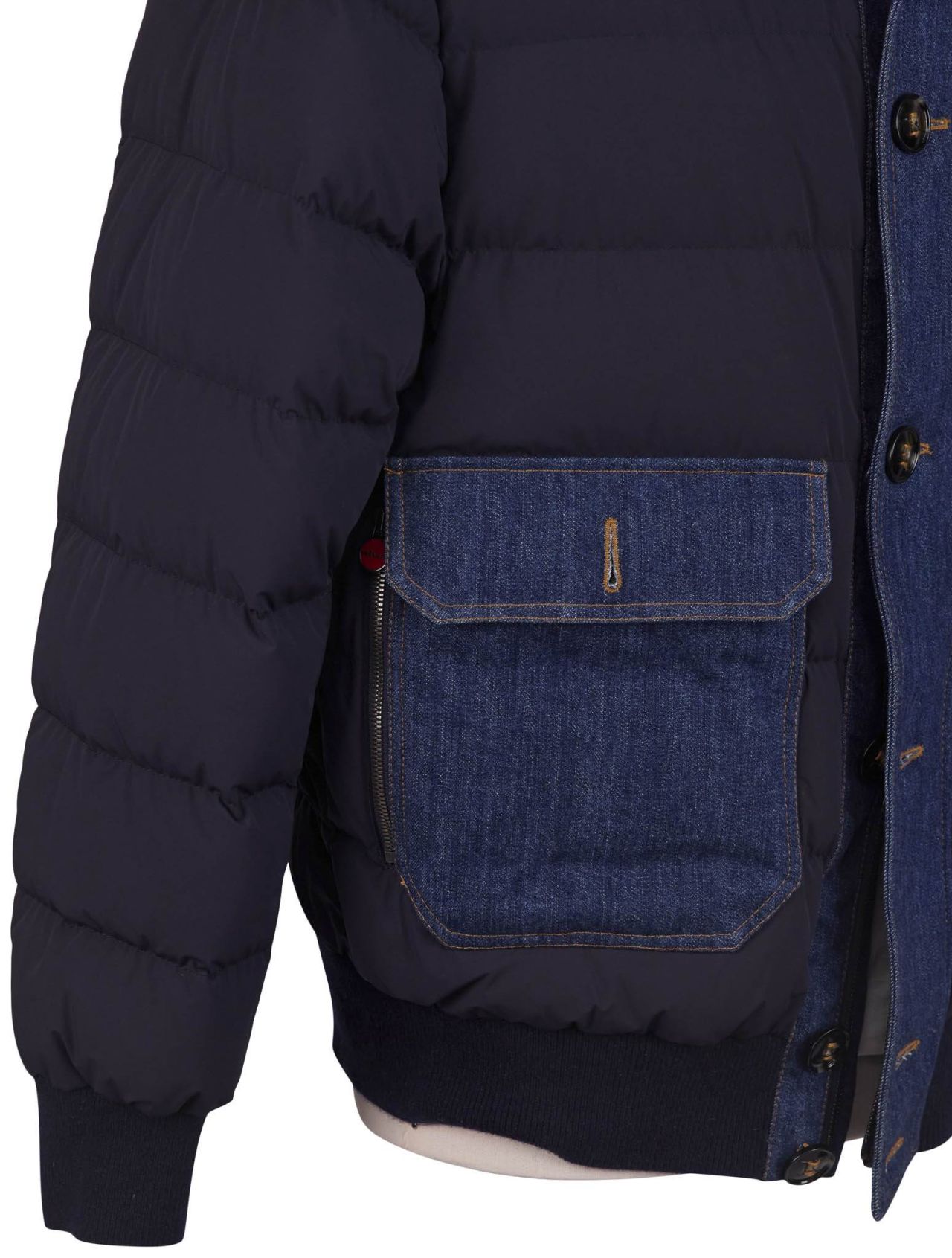 Kiton Green Pa Ea Cotton Coat