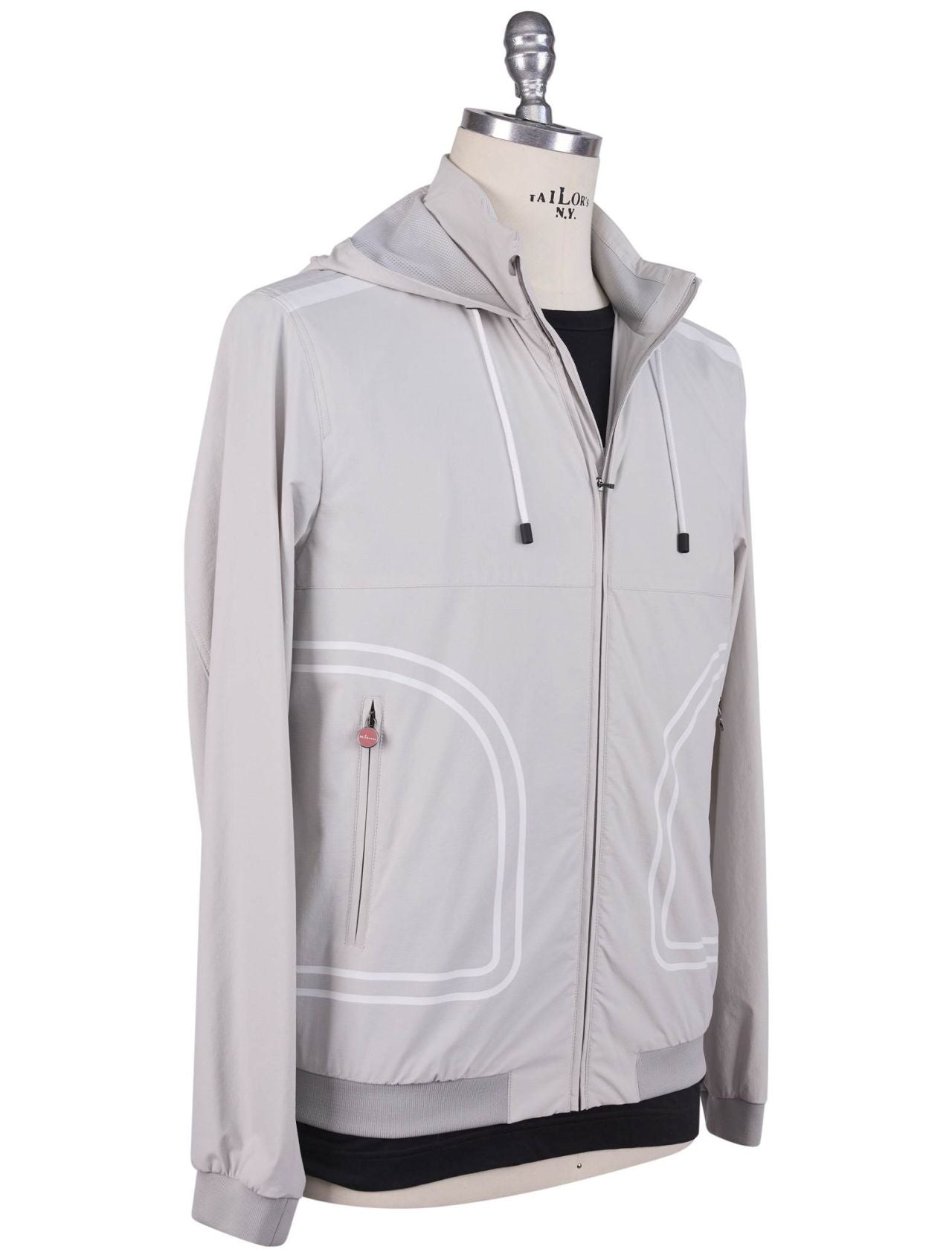 Kiton Gray Pa Ea Coat
