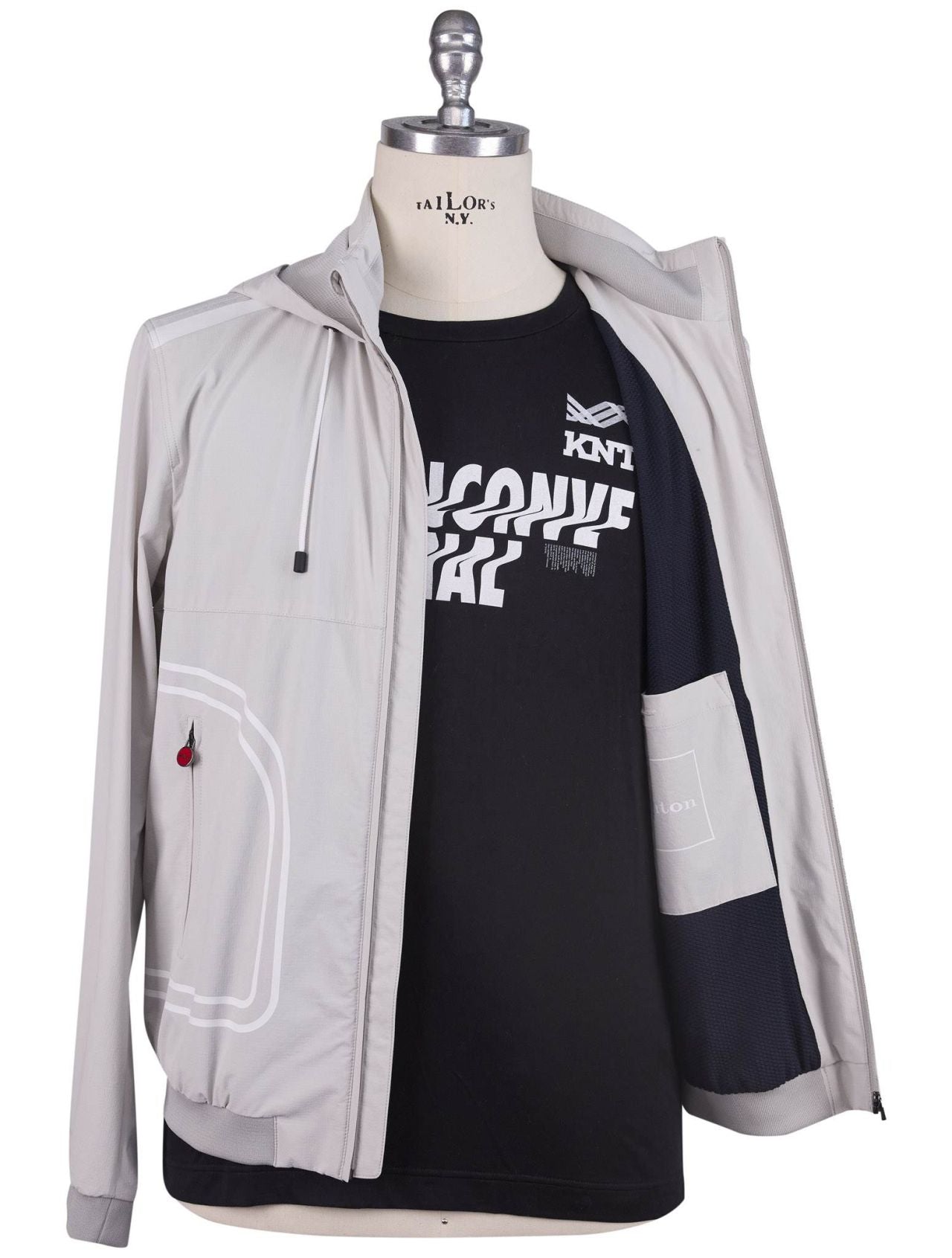 Kiton Gray Pa Ea Coat