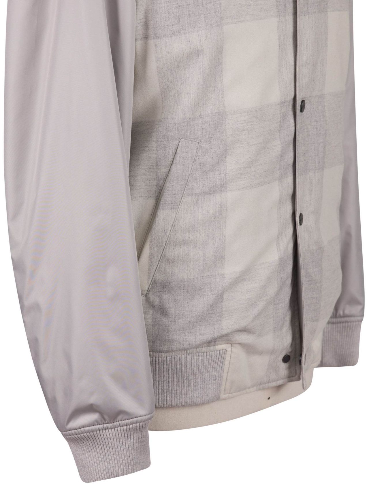 Kiton Gray Virgin Wool Cashmere Coat