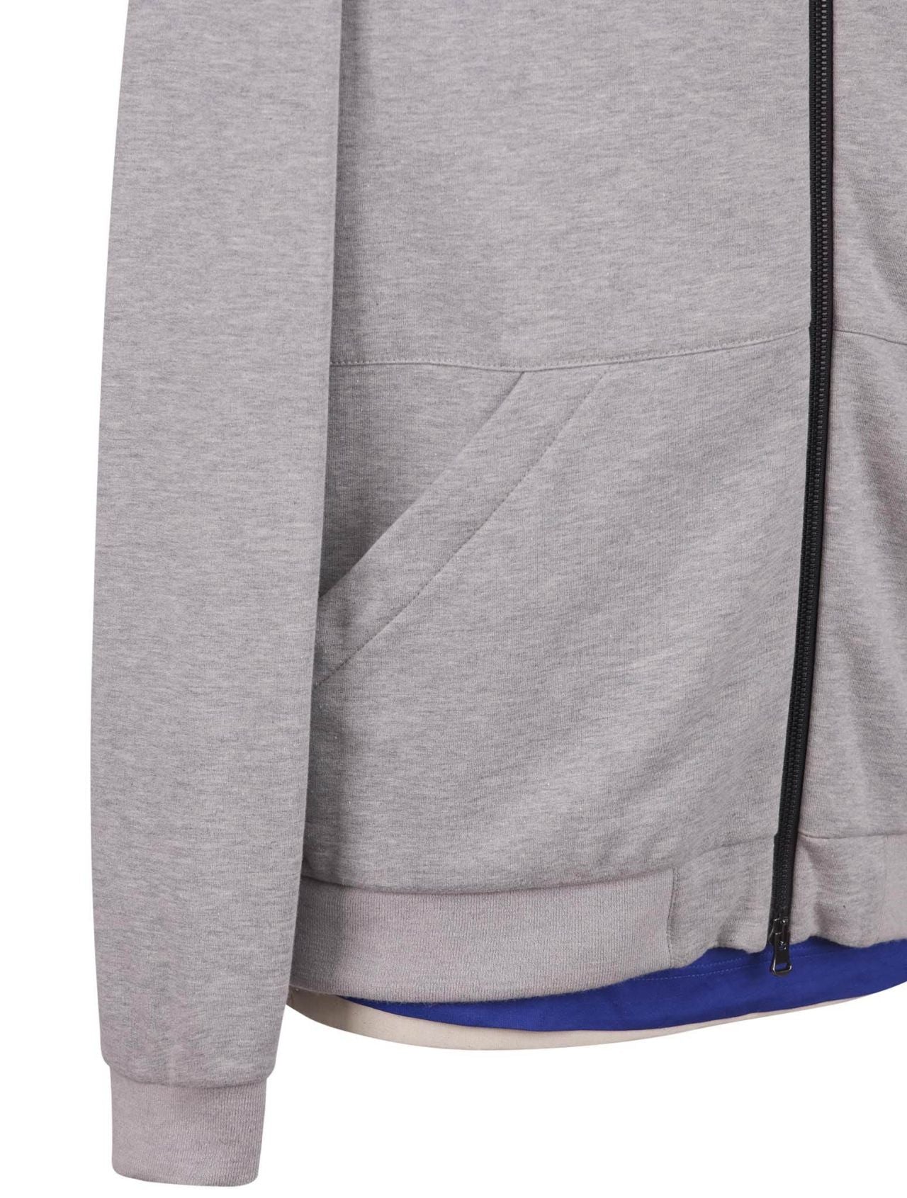 Kiton Gray Cotton Ea Pl Coat