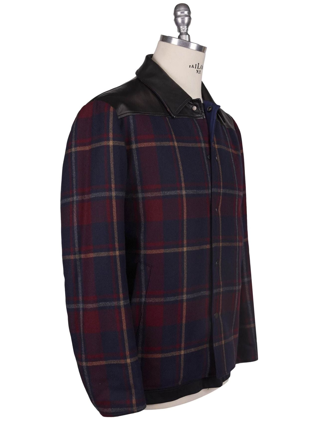 Kiton Multicolor Cashmere Coat